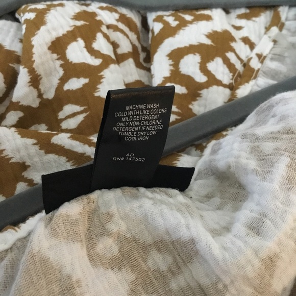 Ashley Stewart Women’s Colorblock Gauze Abstract Print Peasant Blouse Size 18/20 - Picture 9 of 9